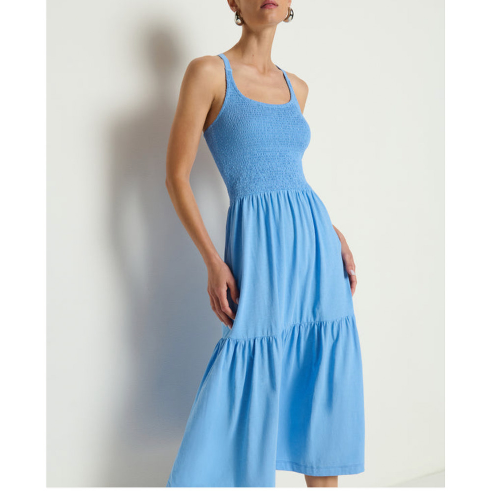 Copied - - NWT Nation Los Angeles Penelope Smocked Midi Sz S
